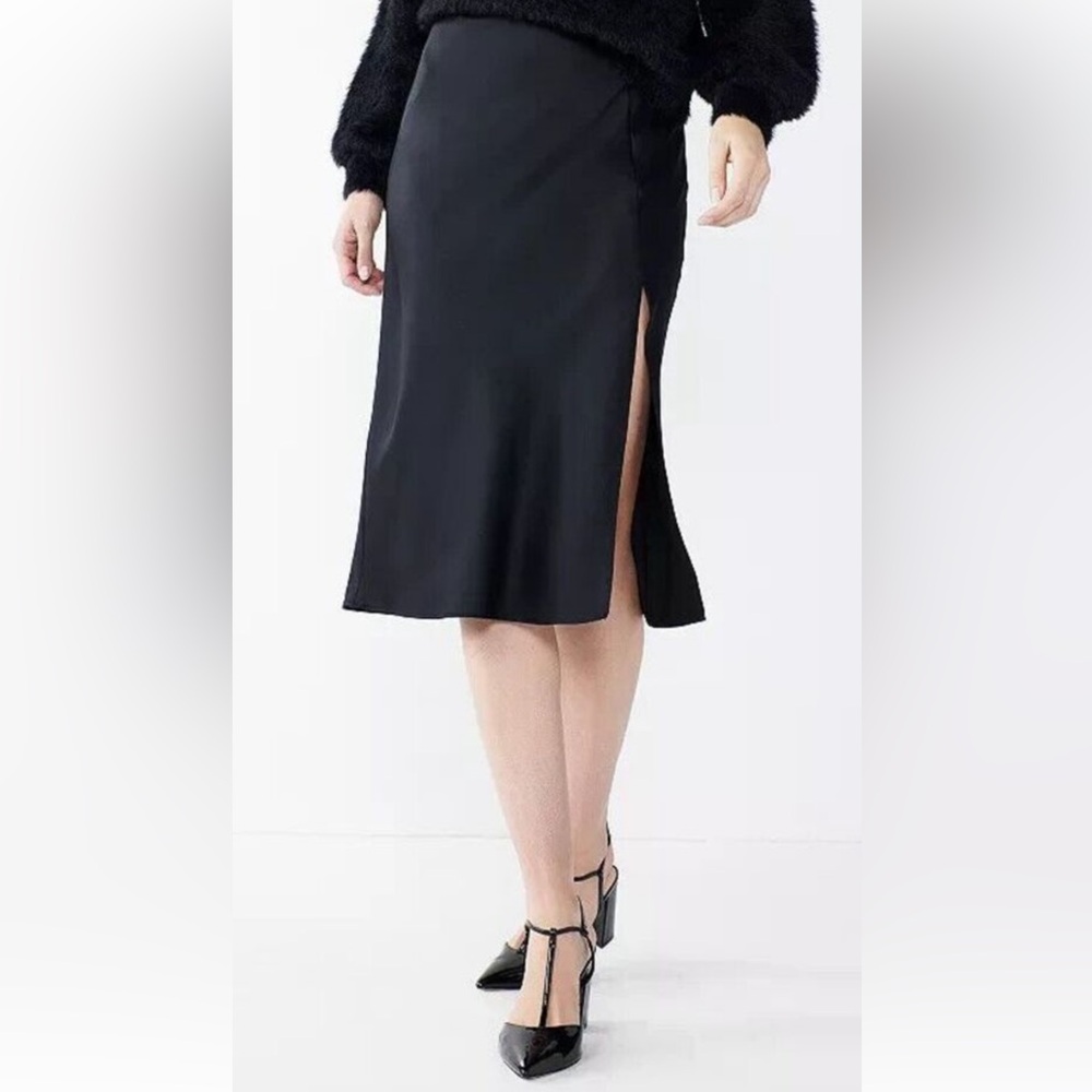 NWOT Cara Santana x Nine West Satin Skirt Xsmall